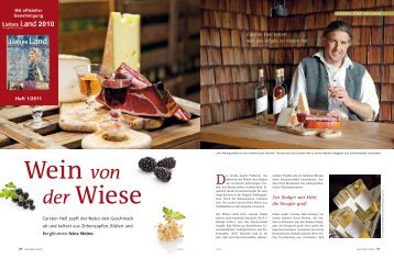 Wein von der Wiese - AllgÃ¤uer Gebirgskellerei