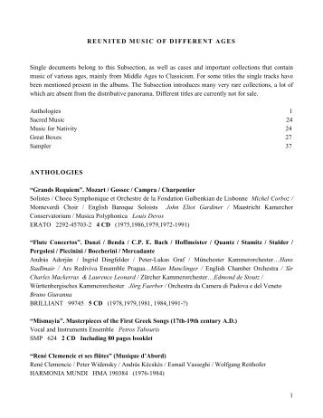 1 Single documents belong to this Subsection, as well as cases and ...