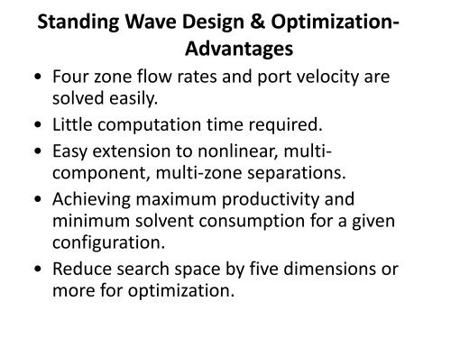 Design of Simulated Moving Bed Chromatography - CPAC