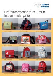 ABC für Kindergartenkinder - Schule Meilen