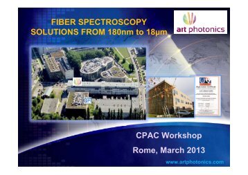 Fiber optic probes - CPAC