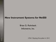 New Instrument Systems for NeSSI - CPAC