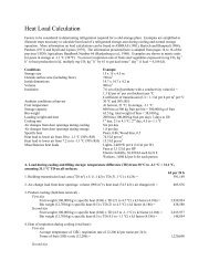 Heat Load Calculation