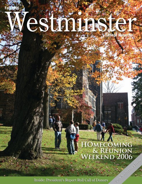 Homecoming Reunion Weekend 2006 Westminster College
