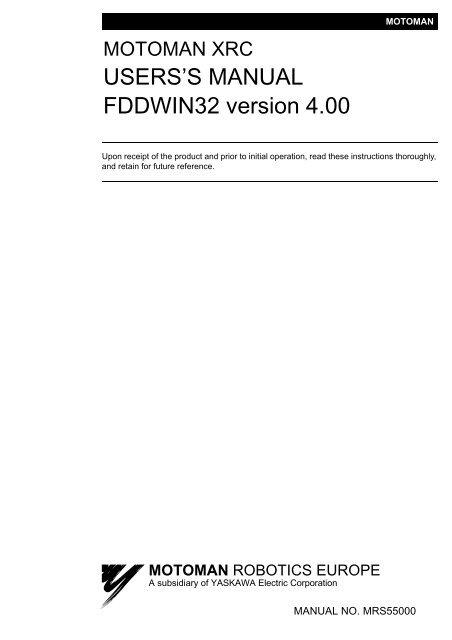 check position r1 motoman