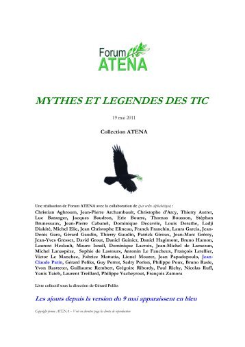 Mythes et lÃ©gendes des TIC - Forum Atena