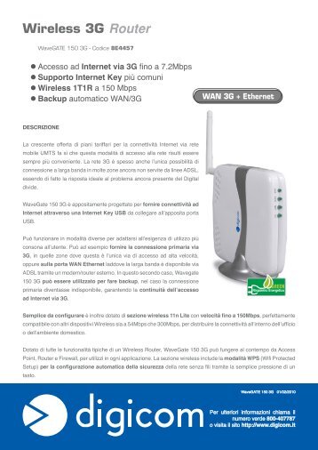 Wireless 3G Router - Digicom