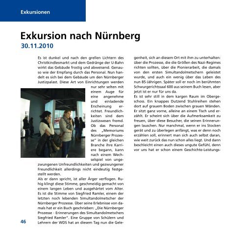 Jahresschrift - Würzburger Dolmetscherschule