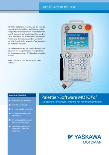 Palettier-Software MOTOPal - Motoman