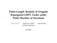 Finite-Length Analysis of Irregular Expurgated LDPC Codes under ...
