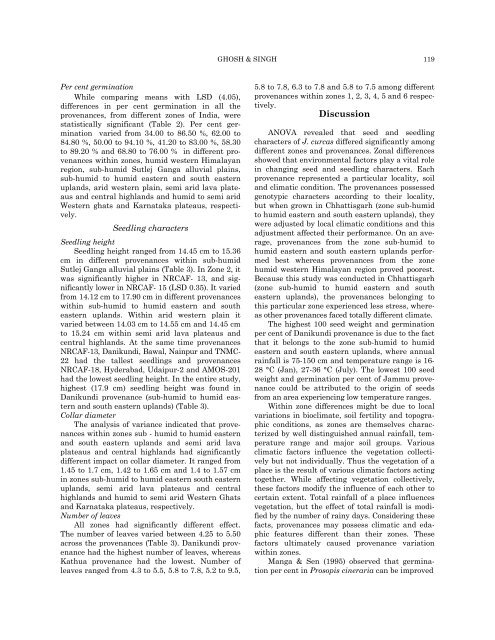 Variation in seed and seedling characters of Jatropha curcas L. with ...