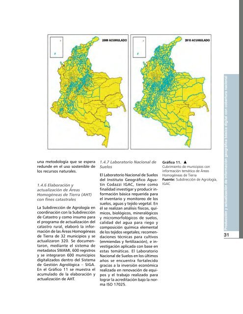 Informe - Instituto Geográfico Agustín Codazzi