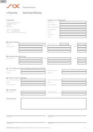 e-Reporting Bestellung / Meldung - SIX Payment Services