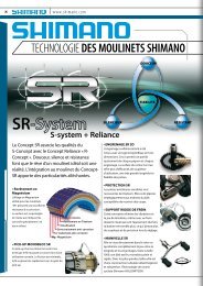 Technologie DES MOULINETS SHIMANO - Ragot