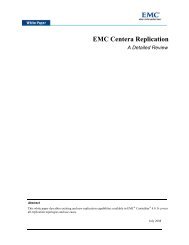 H5553-EMC Centera Replication: A Detailed Review White Paper