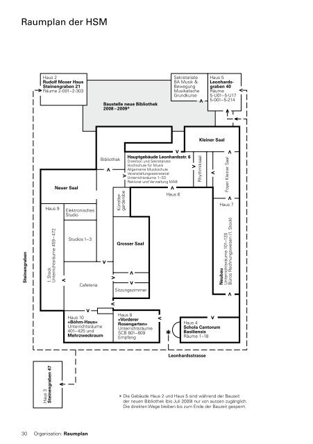 Studien v erz eic hnis 20 08/20 09 - Hochschule fÃ¼r Musik Basel