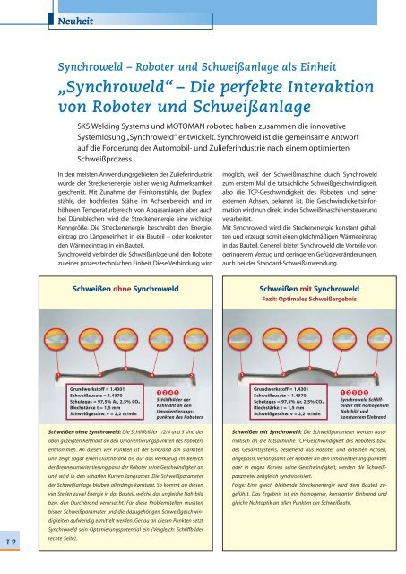 Synchroweld - Motoman