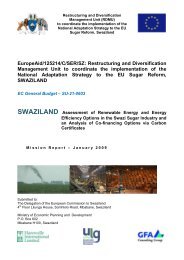 Service Contract No 2007 / 147-446 EuropeAid/125214 ... - Swaziland