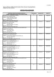 View Plan Holder's List - Loudoun Water