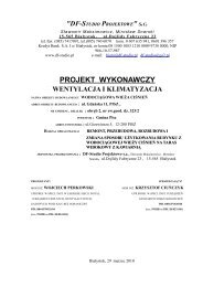 PROJEKT WYKONAWCZY