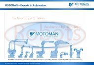 6 und 7 Achsen - Motoman