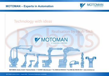 6 und 7 Achsen - Motoman