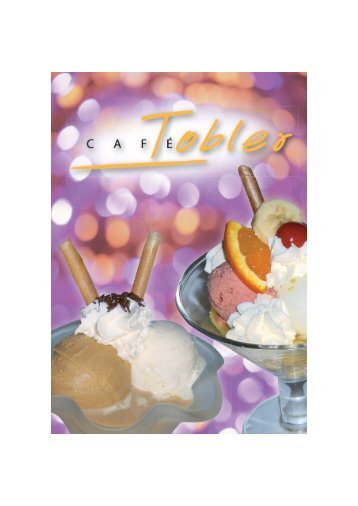 Glacekarte (PDF) - Cafe Tobler