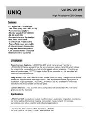 UNIQ UM-200, UM-201 - RTS Vision