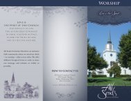 download a copy of our worship brochure. - Souls Unitarian Church
