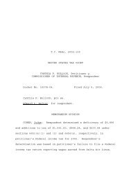 T.C. Memo. 2006-139 UNITED STATES TAX ... - U.S. Tax Court