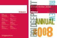 Download 2008 Annual Review - Bridgepoint Capital