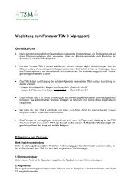 Wegleitung Formular TSM8 - TSM Treuhand GmbH
