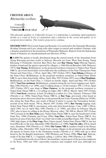 Rheinardia ocellata - BirdBase