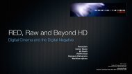 RED, Raw and Beyond HD - IFSS Production