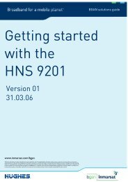 Getting started with the HNS 9201 - SatellitePhoneStore.com