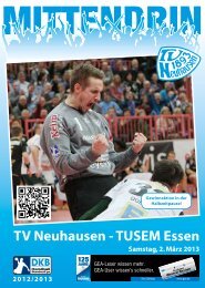 TV Neuhausen -TUSEM Essen - TV 1893 Neuhausen