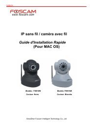 IP sans fil / camÃƒÂ©ra avec fil Guide d'Installation Rapide (Pour MAC OS)