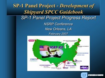 SP-1 Panel Project - Development of Shipyard SPCC ... - NSRP