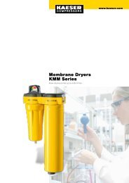 Membrane Dryers KMM Series - Kaeser Compressors