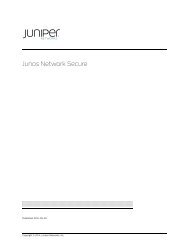 Stateful Firewall for Juniper Service Framework (JSF)