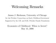 Remarks by James Heckman (PDF) - Harris School of Public Policy ...