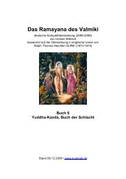 Buch 6 Yuddha-Kanda, Buch der Schlacht - Das Ramayana des ...