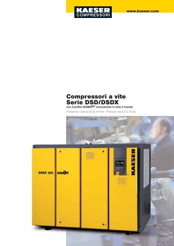 Compressori a vite Serie DSD/DSDX - Air Bonaita