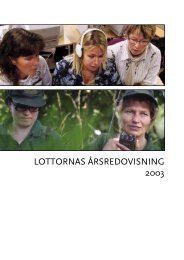 Ãrsredovisning 2003 - Lottorna