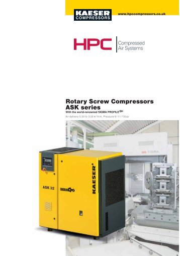 Rotary Screw Compressors ASK series - Maziak Compressor Services