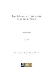 Type Inference and Optimisation for an Impure W.. - Camlunity