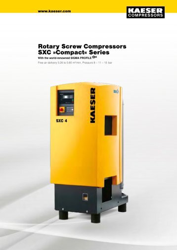 SXC 2.2–5.5 kW - Kaeser Compressors (SA) (PTY)