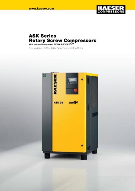 Rotary Screw Compressors ASK Series - Kaeser Kompressoren