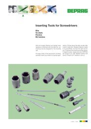Inserting Tools for Screwdrivers