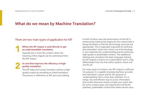 Shaping the future of content translation - SDL